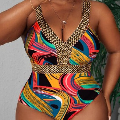 Maiô Multicolor Plus Size