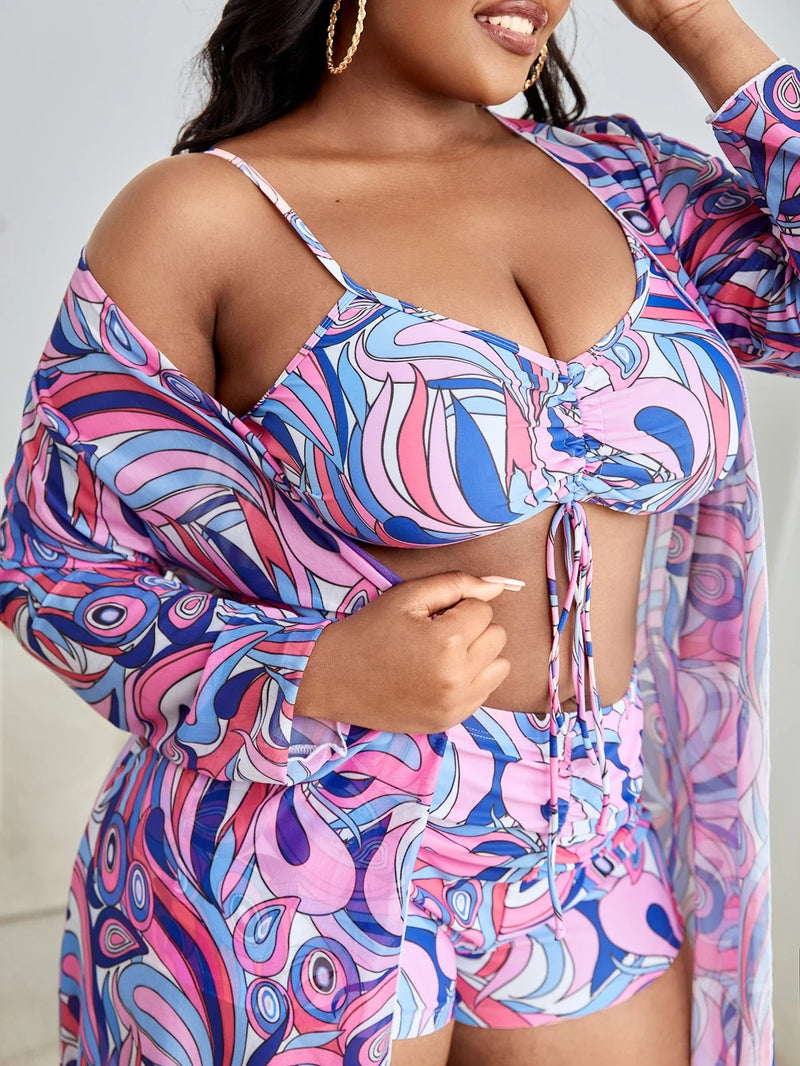 Biquíni + Saída De Praia Feminina - Magiara. Plus Size
