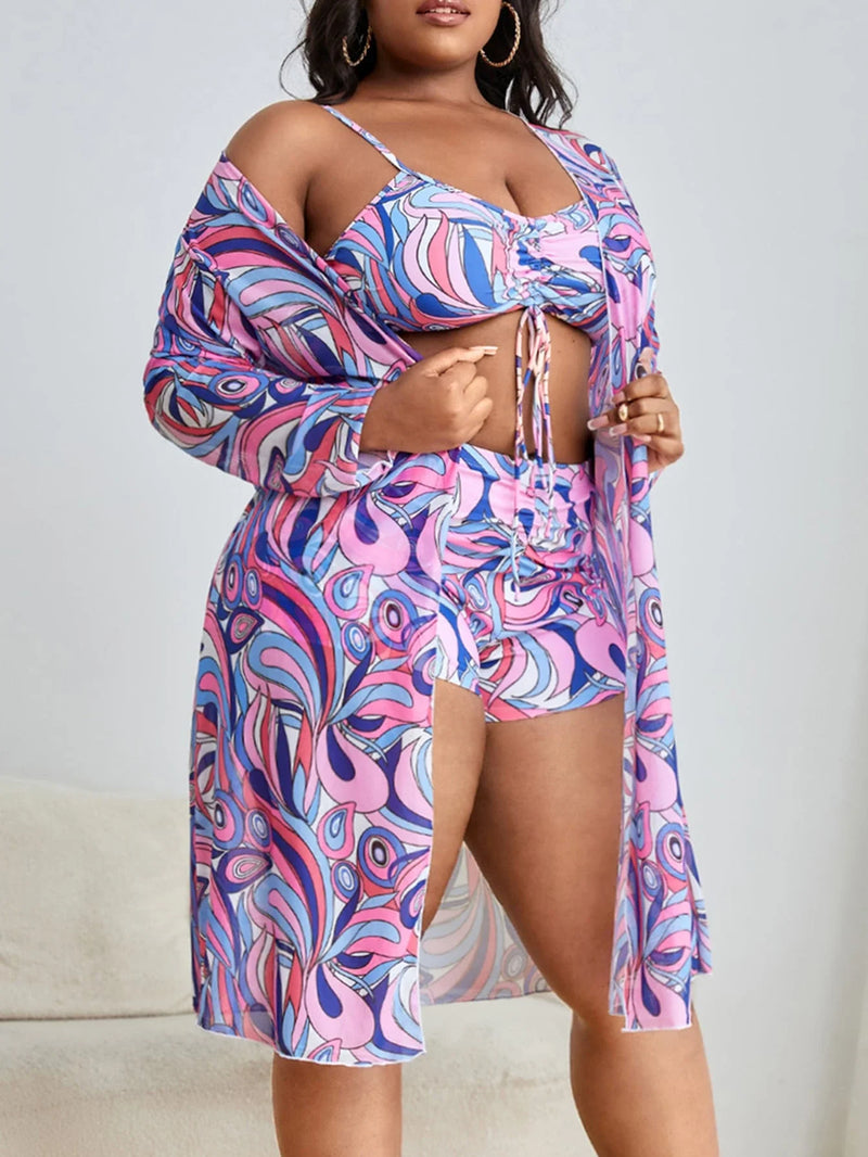 Biquíni + Saída De Praia Feminina - Magiara. Plus Size