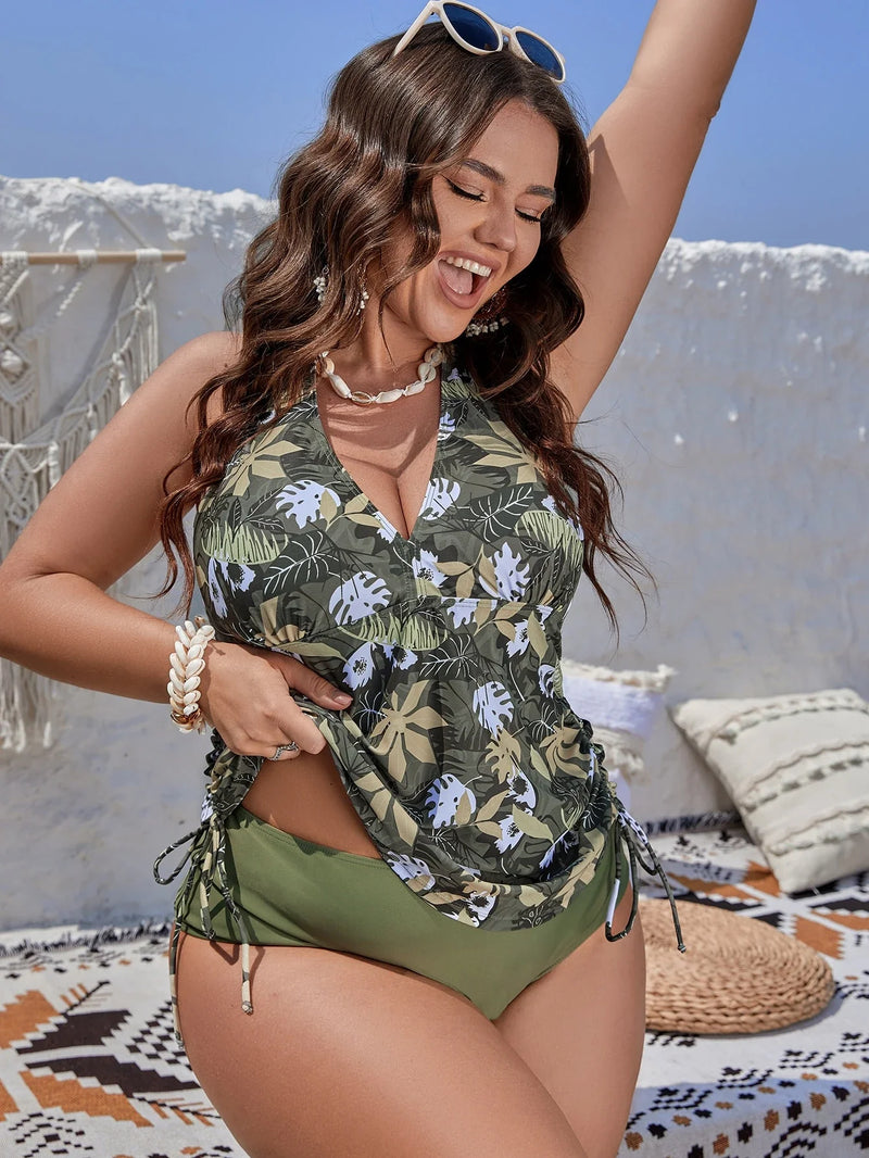 Biquíni Feminino Tropical - Layla. Plus Size