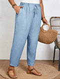 Calças Feminina com Cintura Elástica. Plus Size - Monique