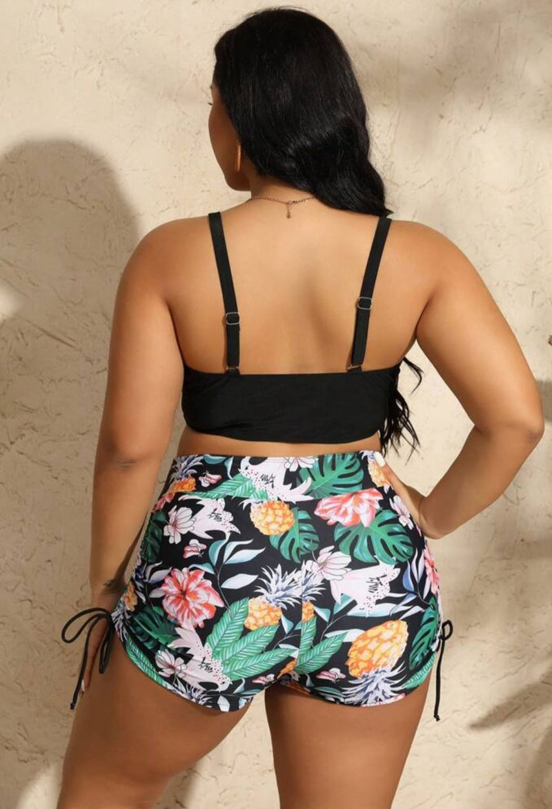 Tankini Feminino com Estampa Floral. Plus Size - Lívia