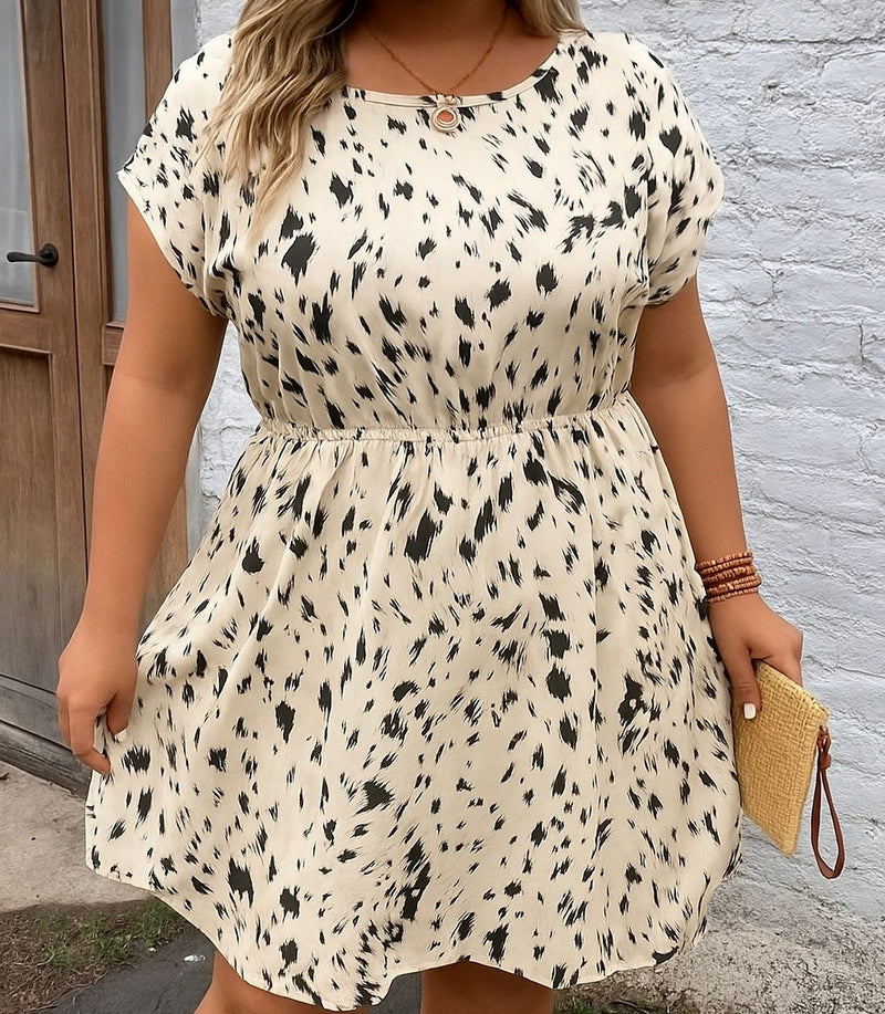 Vestido Feminino Manga De Asa De Morcego - Lara. Plus Size