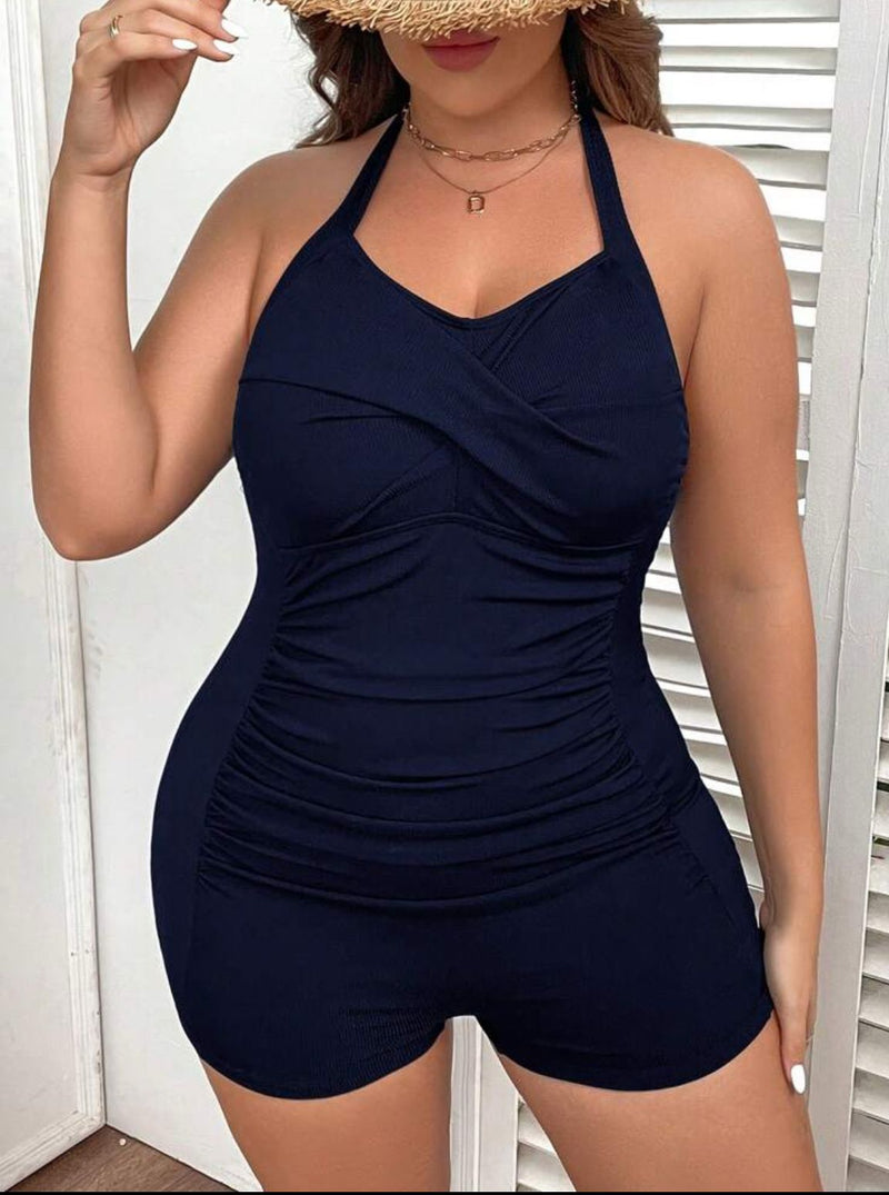 Tankini tipo maiô Feminino - Nany. Plus Size