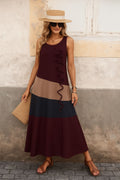 Vestido Feminino com Bloco de cores - Charlotte