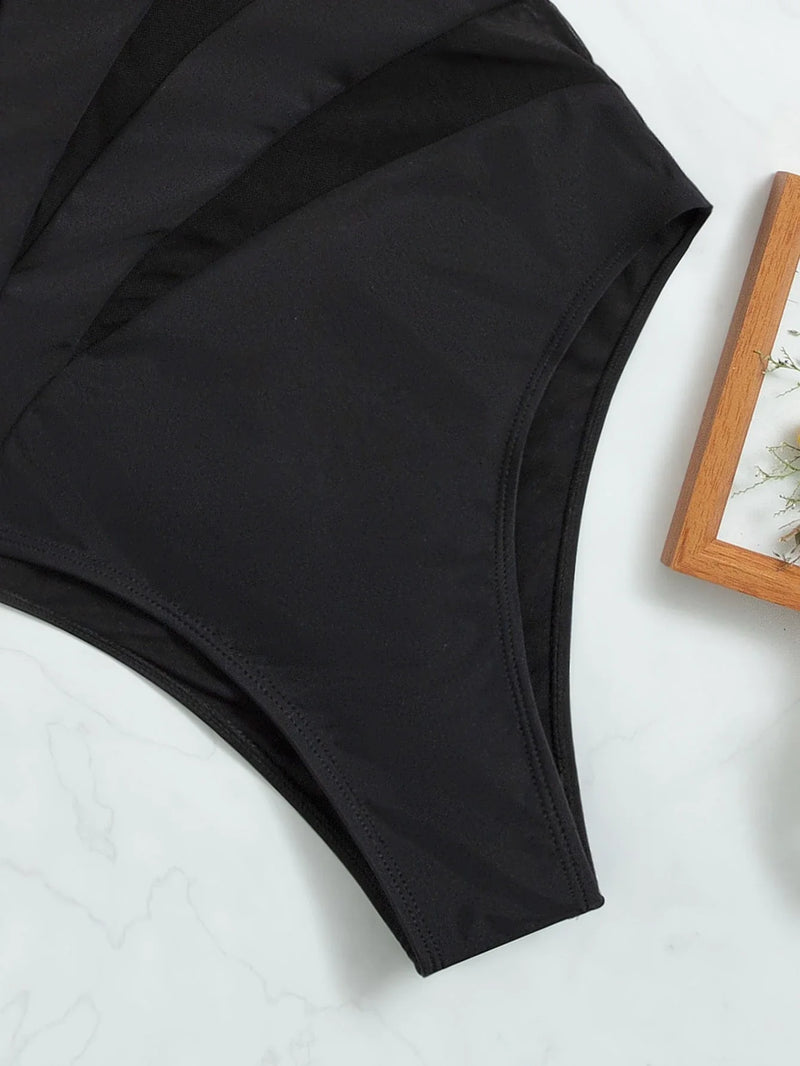 Maiô Feminino detalhe Transparente - Antonelli