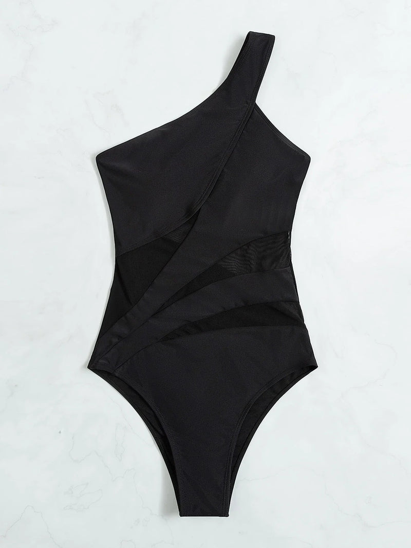 Maiô Feminino detalhe Transparente - Antonelli