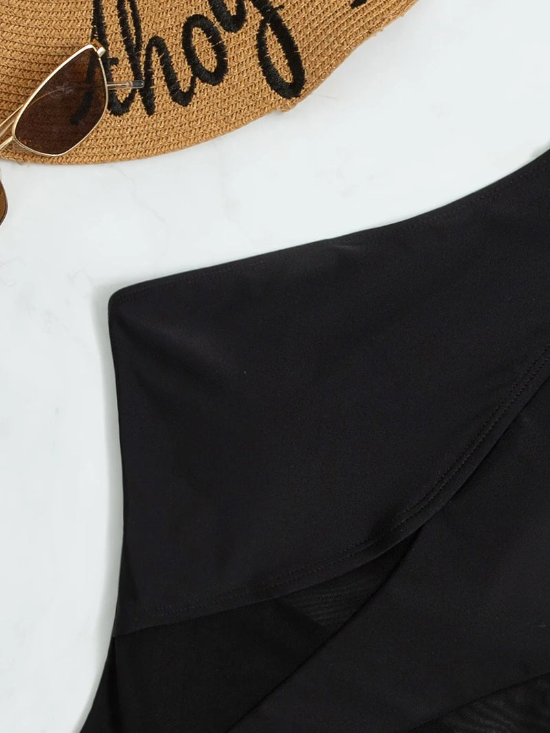 Maiô Feminino detalhe Transparente - Antonelli