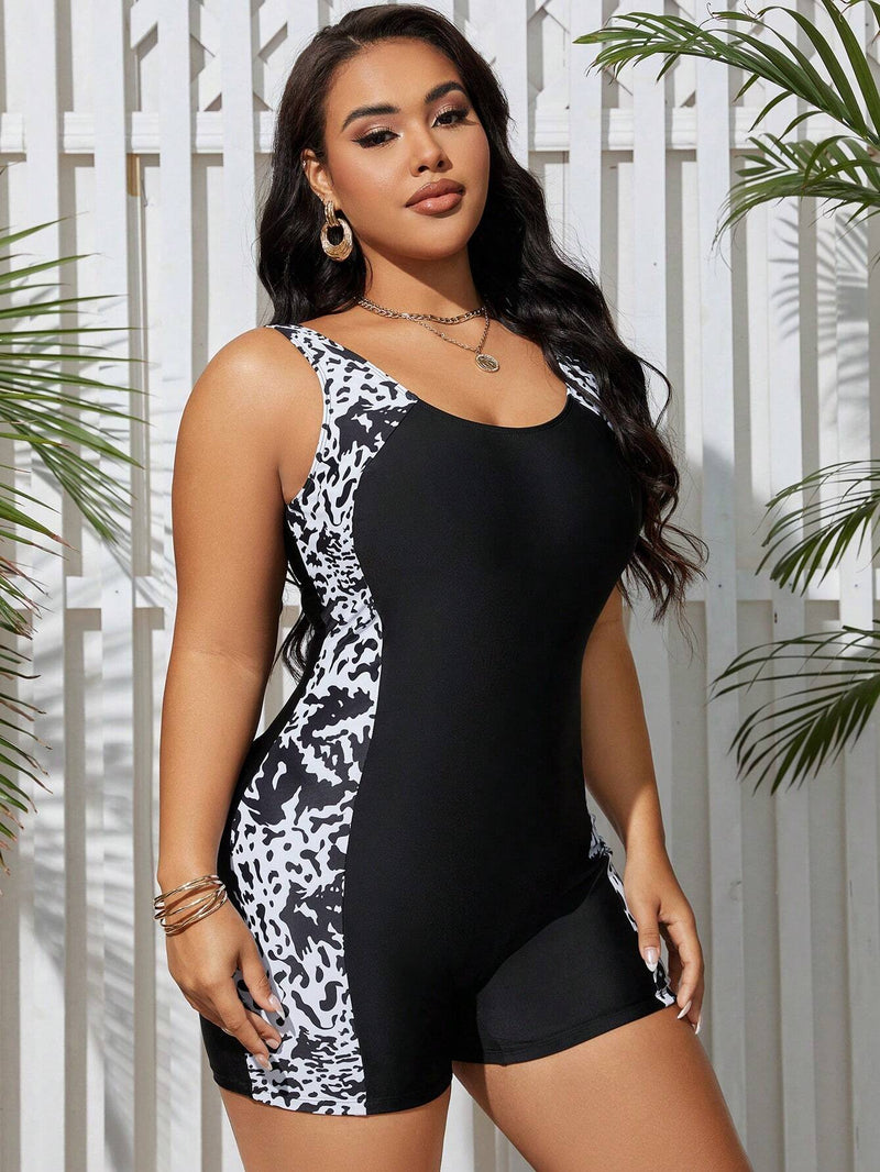 Maiô Feminino Estampado Jaila - Plus Size