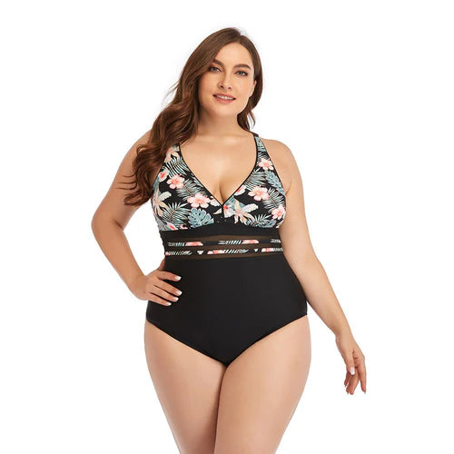 Maiô Feminino Floral - Tiziana. Plus Size
