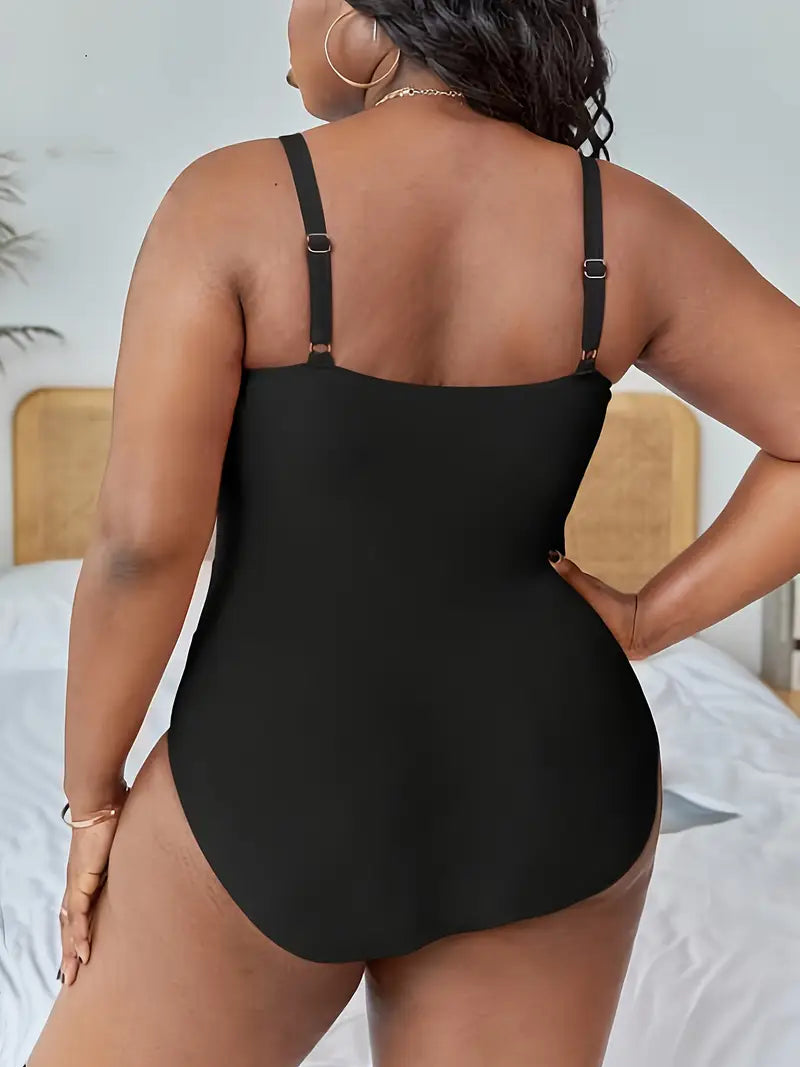 Maiô Feminino sem armação Gola Assimétrica - Alanis. Plus Size