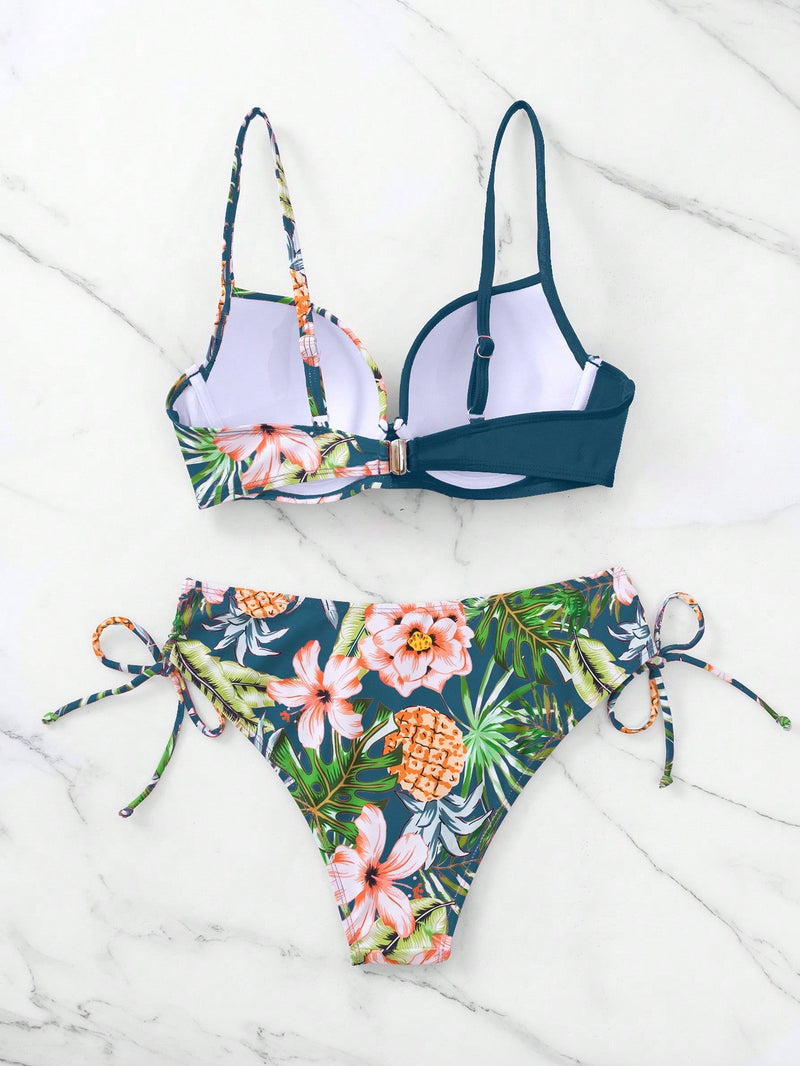 Biquíni Feminino Multicolorido Alice Push Up