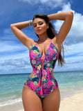 Maiô Feminino com Estampa Floral - Perla