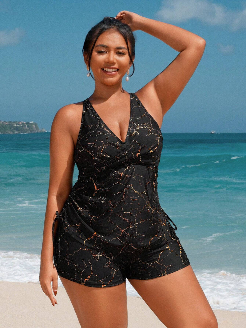 Tankini Feminino Decote em V - Tayla. Plus Size
