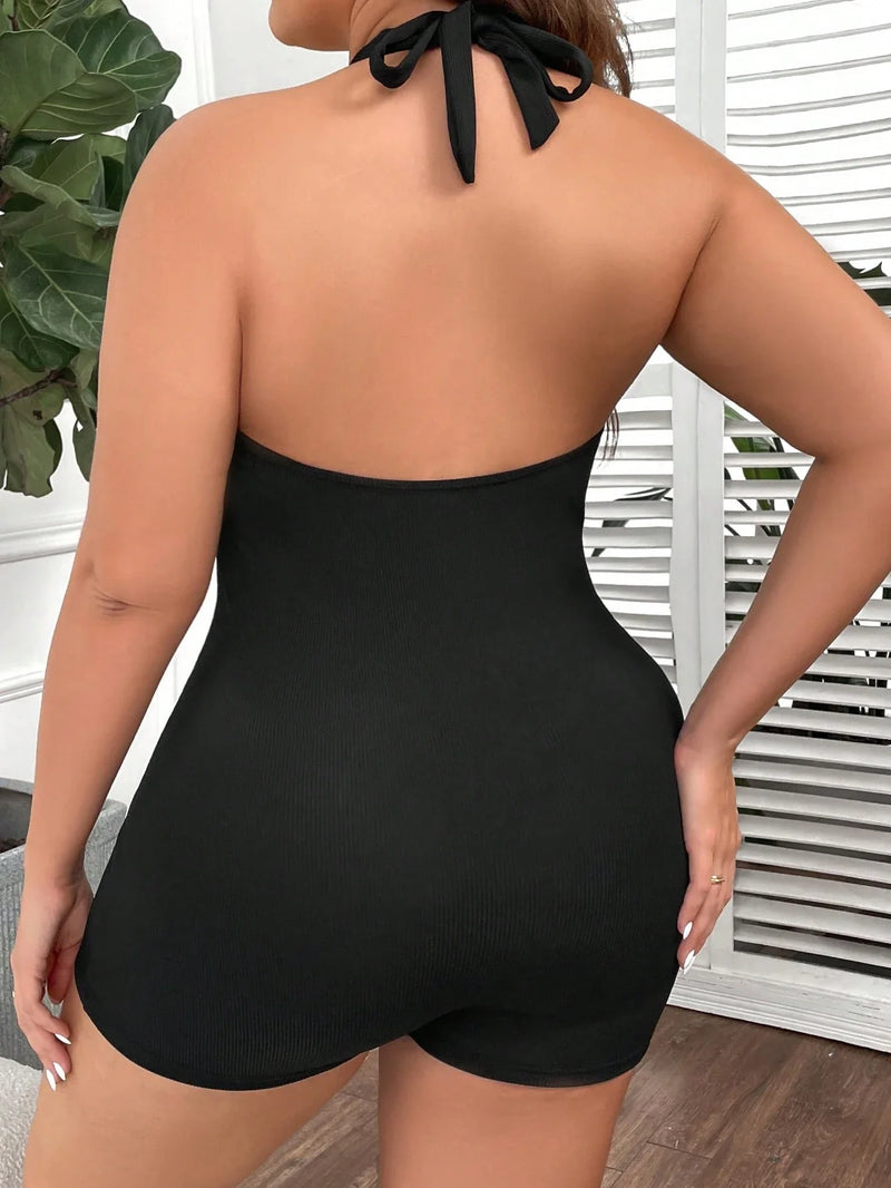 Tankini tipo maiô Feminino - Nany. Plus Size