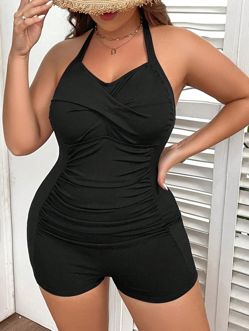 Tankini tipo maiô Feminino - Nany. Plus Size