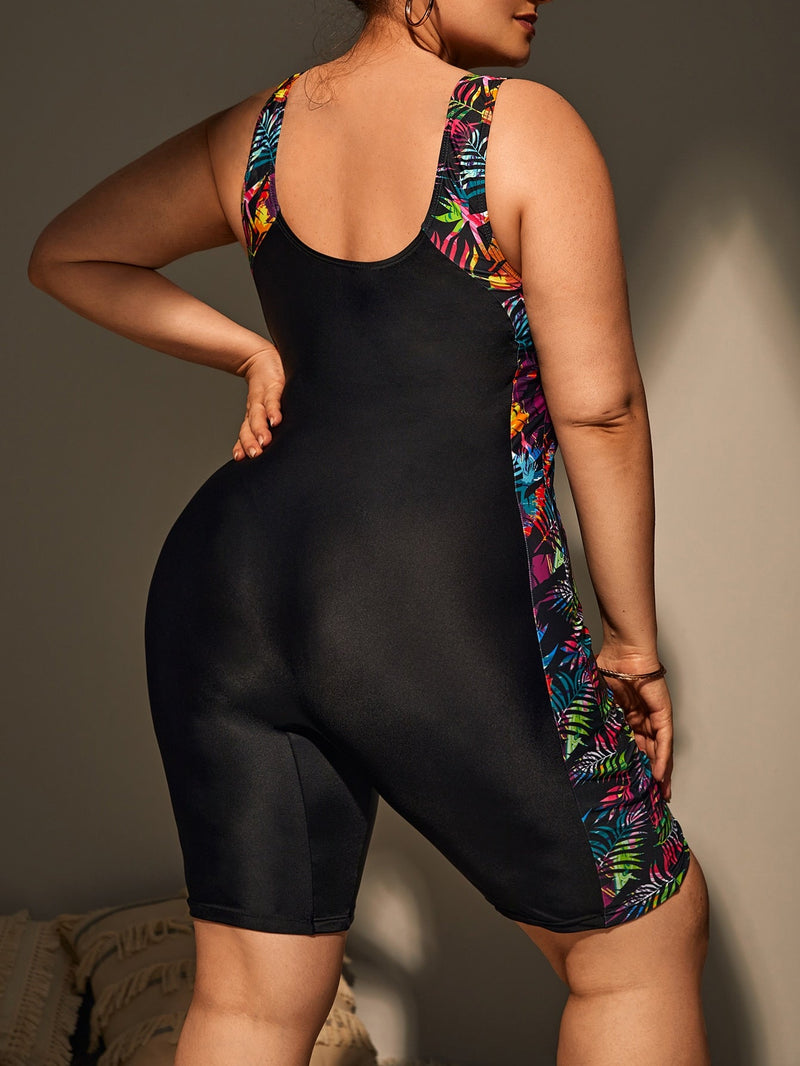 Maiô Feminino Tipo Macacão - Anastacia. Tamanho Plus 